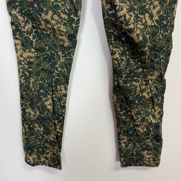 Hei Hei Pants Womens 27 Green Camo Floral Print Anthropologie Stretch Casual - Picture 5 of 12